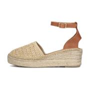 Dames Espadrilles Beli23-1 Notre-v , Beige , Dames