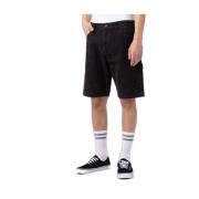 Short Dickies Duck Canvas Stone Washed Dickies , Black , Heren