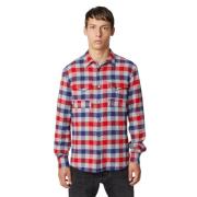 Lange mouwen shirt GAS , Multicolor , Heren