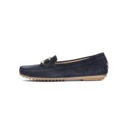 Dames Mocassins 1203 Notre-v , Blue , Dames