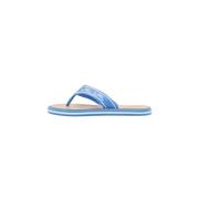 Klassieke Flip Flops Ralph Lauren , Blue , Dames