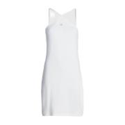 Knielengte Jurk Calvin Klein Jeans , White , Dames