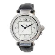 Pre-owned Stainless Steel watches Cartier Vintage , White , Heren