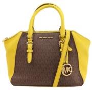 Pre-owned Leather handbags Michael Kors Pre-owned , Yellow , Dames