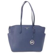 Pre-owned Leather totes Michael Kors Pre-owned , Blue , Dames