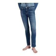 Klassieke Denim Jeans met Vijf Zakken GAS , Blue , Dames