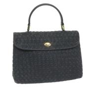 Pre-owned Suede handbags Bally Pre-owned , Black , Dames