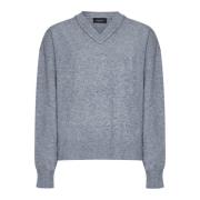 Luxe Sweaters Collectie Fabiana Filippi , Gray , Dames