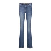 Stijlvolle Flared Jeans voor Vrouwen Gaudi , Blue , Dames