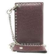 Pre-owned Leather wallets Valentino Vintage , Brown , Dames