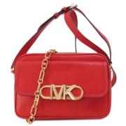 Pre-owned Leather shoulder-bags Michael Kors Pre-owned , Red , Dames