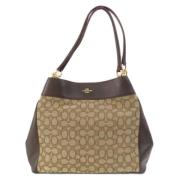 Pre-owned Canvas totes Coach Pre-owned , Brown , Dames