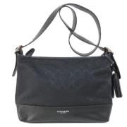 Pre-owned Canvas shoulder-bags Coach Pre-owned , Black , Dames