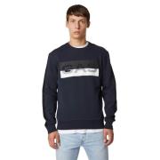 Sportieve Sweater GAS , Blue , Heren