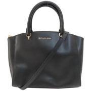 Pre-owned Leather handbags Michael Kors Pre-owned , Black , Dames