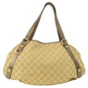 Pre-owned Canvas totes Gucci Vintage , Brown , Dames