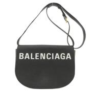 Pre-owned Leather balenciaga-bags Balenciaga Vintage , Black , Dames