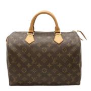 Pre-owned Canvas louis-vuitton-bags Louis Vuitton Vintage , Brown , Da...