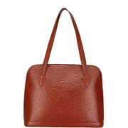 Pre-owned Leather louis-vuitton-bags Louis Vuitton Vintage , Brown , D...