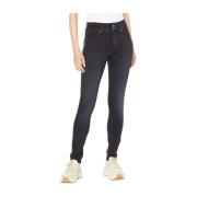 Slim Fit Denim Jeans Guess , Black , Dames