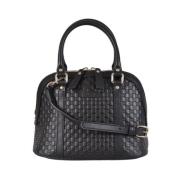 Microguccissima Schoudertas Gucci , Black , Dames