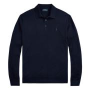 Hunter Navy Pullover Sweater Polo Ralph Lauren , Blue , Heren