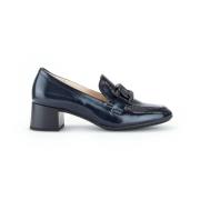 Moderne lakleren mocassins Gabor , Blue , Dames