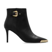 Gehakte enkellaarzen Versace Jeans Couture , Black , Dames