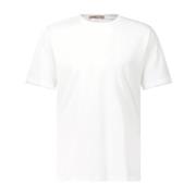 Katoenen T-shirt Klassieke Stijl Herno , White , Heren