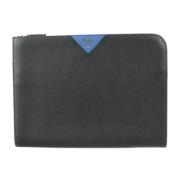 Pre-owned Leather clutches Prada Vintage , Black , Dames