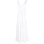 Elegante Maxi Jurk Bianco Stijl P.a.r.o.s.h. , White , Dames