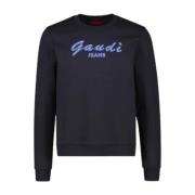 Sweatshirt met ronde hals Gaudi , Blue , Heren