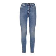 Klassieke Denim Jeans met 5 Zakken GAS , Blue , Dames