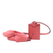 Pre-owned Leather wallets Loewe Pre-owned , Pink , Dames