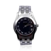 Pre-owned Stainless Steel watches Gucci Vintage , Gray , Dames