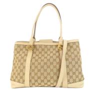 Pre-owned Canvas gucci-bags Gucci Vintage , Brown , Dames