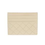 Pre-owned Leather wallets Bottega Veneta Vintage , Beige , Dames