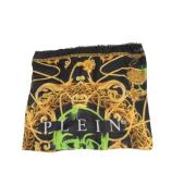 Stijlvolle Zijden Sjaal Philipp Plein , Multicolor , Heren