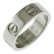 Pre-owned Metal rings Cartier Vintage , Gray , Dames