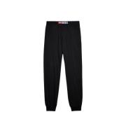 Casual Sweatpants Diesel , Black , Heren