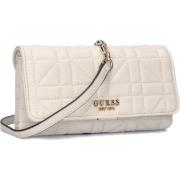 Witte Crossbody Flap Organizer Schoudertas Guess , White , Dames