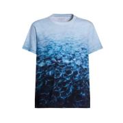 T-Shirts Guess , Blue , Heren