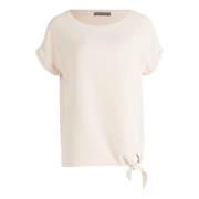 Shirt met strik knoop Betty Barclay , Beige , Dames