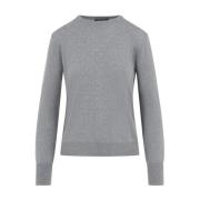 Nebbia Sweater Fabiana Filippi , Gray , Dames