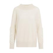 Kasjmierbloem Sweater Nude Neutrals Ermanno Scervino , Beige , Dames