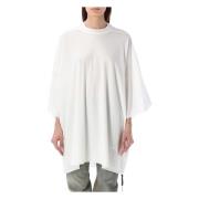 Dames Crewneck T-shirt Oversized Fit Rick Owens , White , Dames