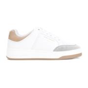 Metallic Sneakers voor Vrouwen Saint Laurent , White , Dames