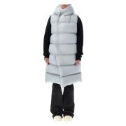 Bleekblauwe Puffer Bovenkleding Rick Owens , Blue , Dames