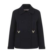 Blauwe Jassen voor Vrouwen Aw24 Valentino , Blue , Dames