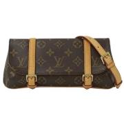 Pre-owned Canvas louis-vuitton-bags Louis Vuitton Vintage , Brown , Da...